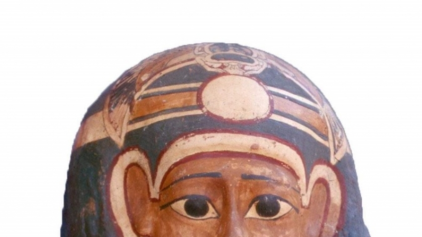إحدى القطع الأثرية المعروضة بمتحف كوم أوشيم