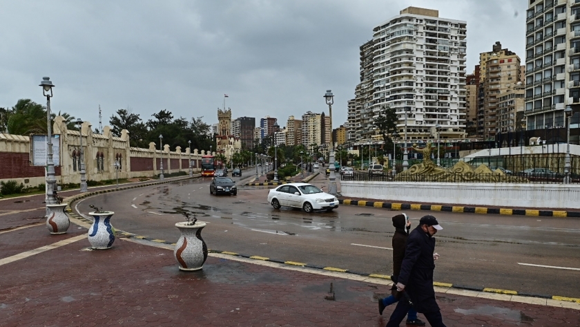 الإسكندرية تعرضت لموجة من الطقس السيء