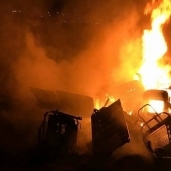 نشوب حريق بمصنع لتدوير المخلفات بقريه عبد القادر بالإسكندرية
