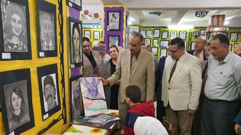 افتتاح معرض التربية الفنية في المنوفية