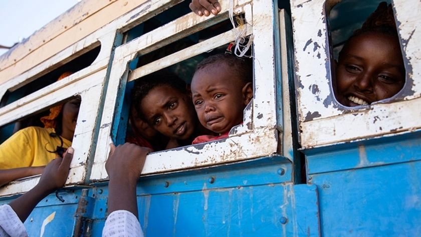 لاجئين فارين من التطهير العرقي في تيجراي