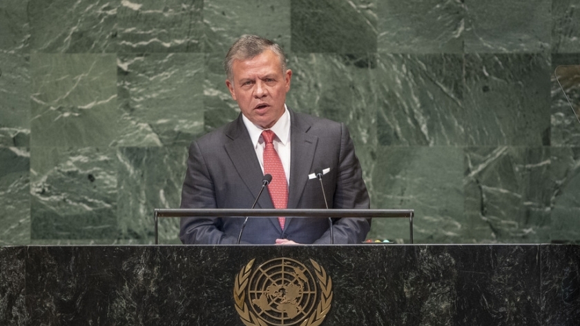 ملك الأردن في الأمم المتحدة