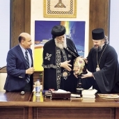 «البابا» خلال لقائه مع وفد من الأكاديمية اللاهوتية الروسية