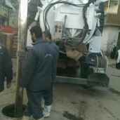 رفع كفاءة شبكة الصرف الصحي بحي الجمرك بالإسكندرية