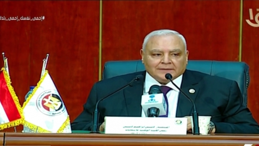 المستشار لاشين إبراهيم، رئيس الهيئة الوطنية للانتخابات