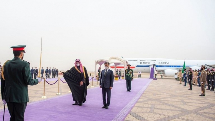 الأمير محمد بن سلمان يستقبل رئيس كوريا الجنوبية