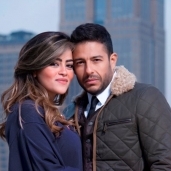 الفنان محمد حماقي وزوجته