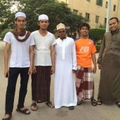 عدد من الطلاب الوافدين الأفارقة والآسيويين فى مدينة البعوث الإسلامية