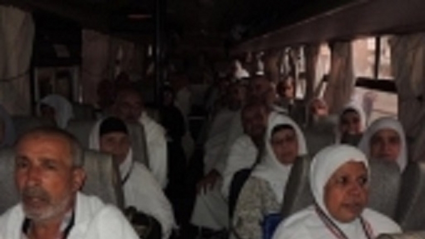 حجاج مصريون أثناء وصولهم للأراضي السعودية لأداء المناسك.. أرشيفية