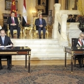 الرئيسان عبدالفتاح السيسى وشى جين بينج يشهدان مراسم توقيع عدد من الاتفاقيات بين مصر والصين أمس