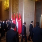لقاء السيسي ورئيس الوزراء الصيني
