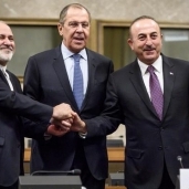 وزراء خارجية روسيا وتركيا وإيران