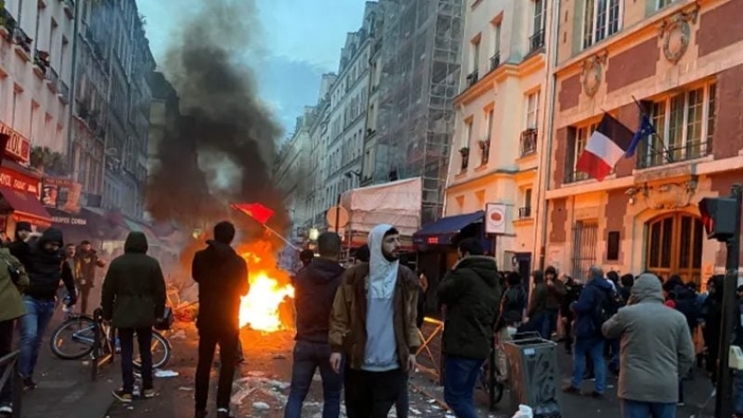 مظاهرات فرنسا