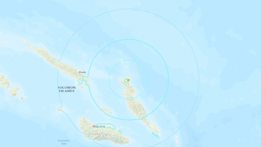 بؤرة زلزال جزر سليمان