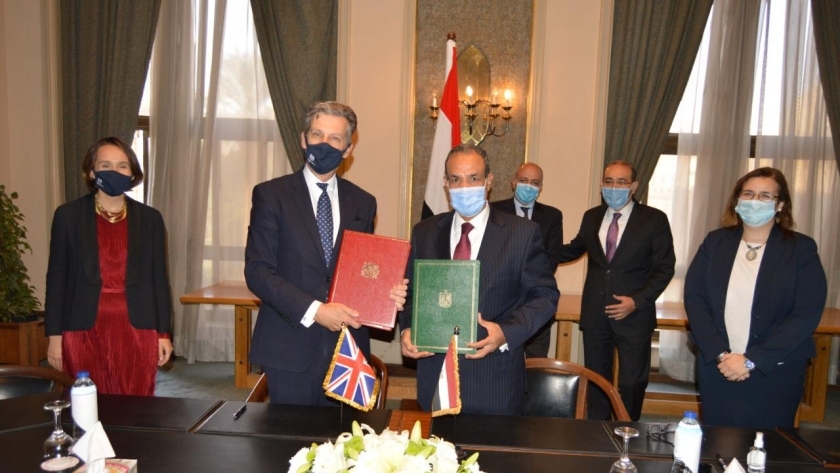 توقيع اتفاقية المشاركة المصرية البريطانية