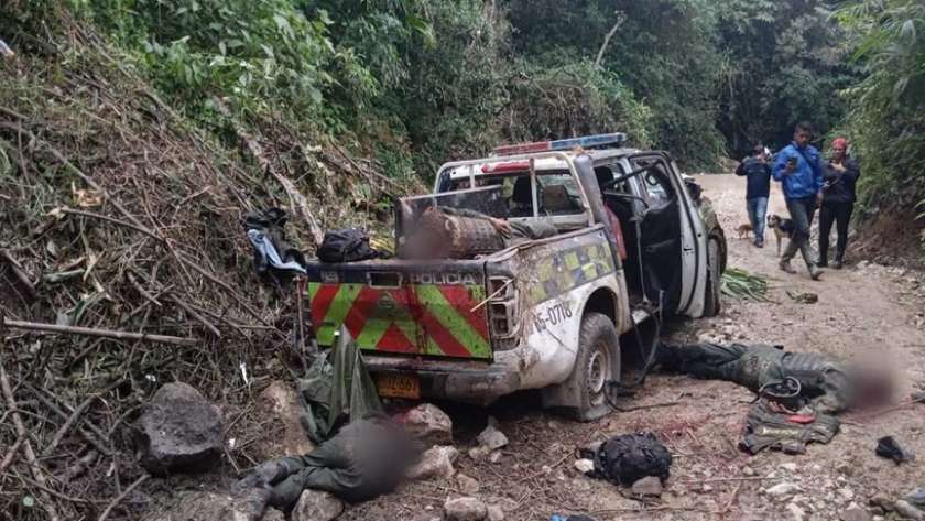 مقتل 8 من رجال الشرطة في كولومبيا