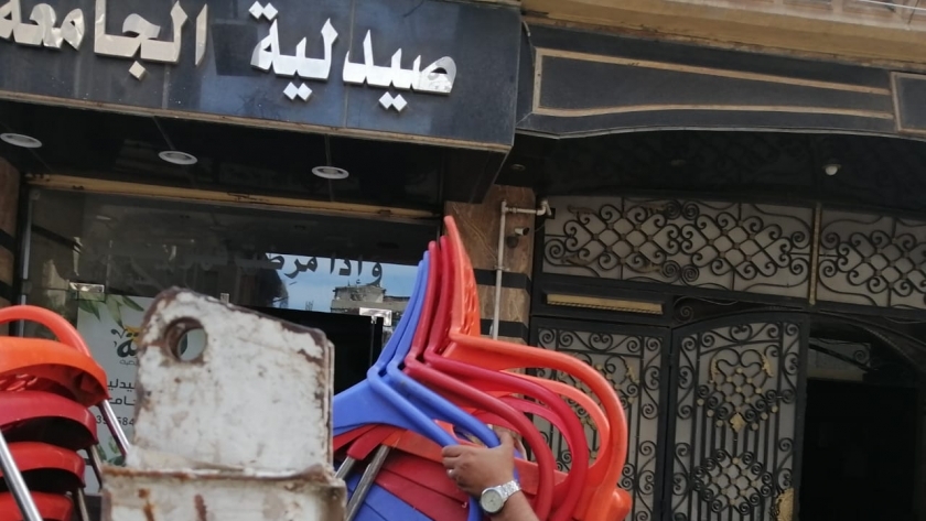 حملة ازالة مكبرة لإزالة الإشغالات بنطاق أحياء الإسكندرية 