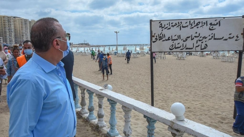 الاجراءات الاحتزازية المتبعة بشواطئ الإسكندرية