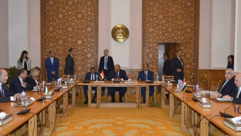 اجتماع آلية التعاون الثلاثى بين مصر والأردن والعراق