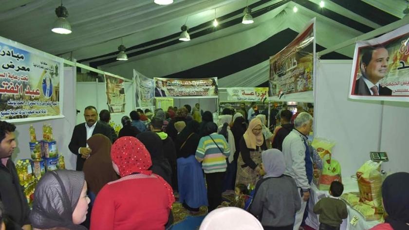 افتتاح معرض أهلا رمضان بمدينة المنيا