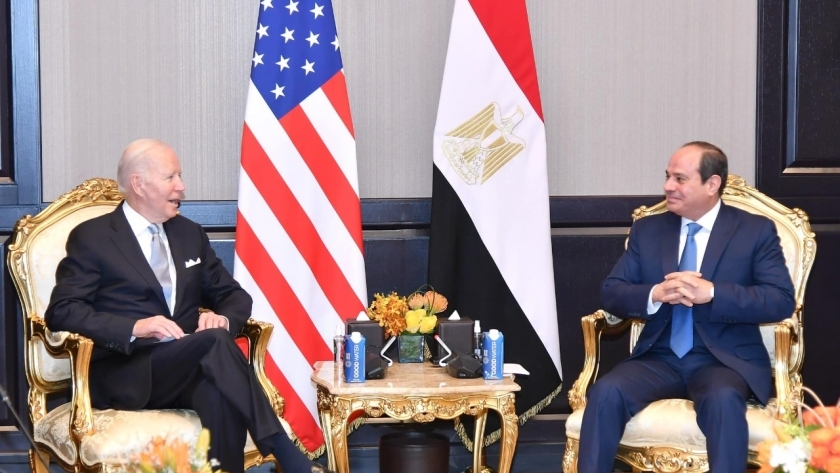 الرئيس عبدالفتاح السيسي والرئيس الأمريكي جو بايدن