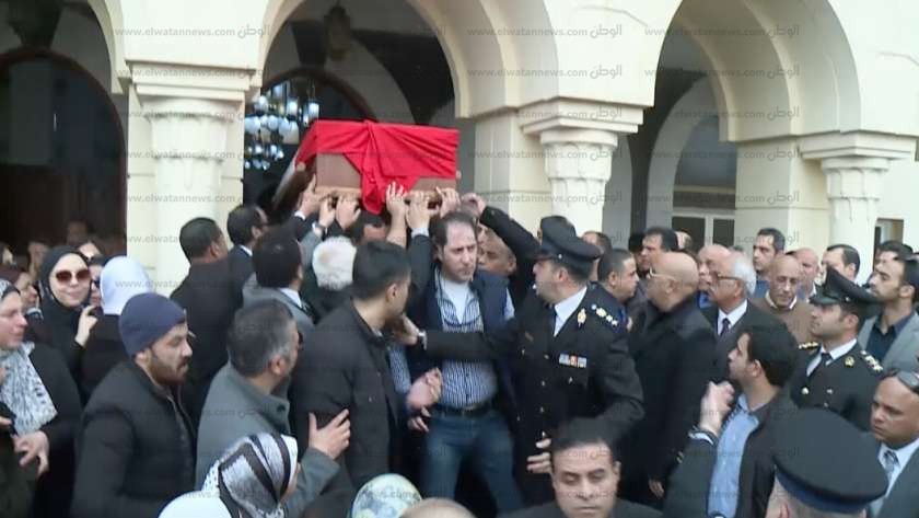 صورة من جنازة شهداء الدرب الأحمر