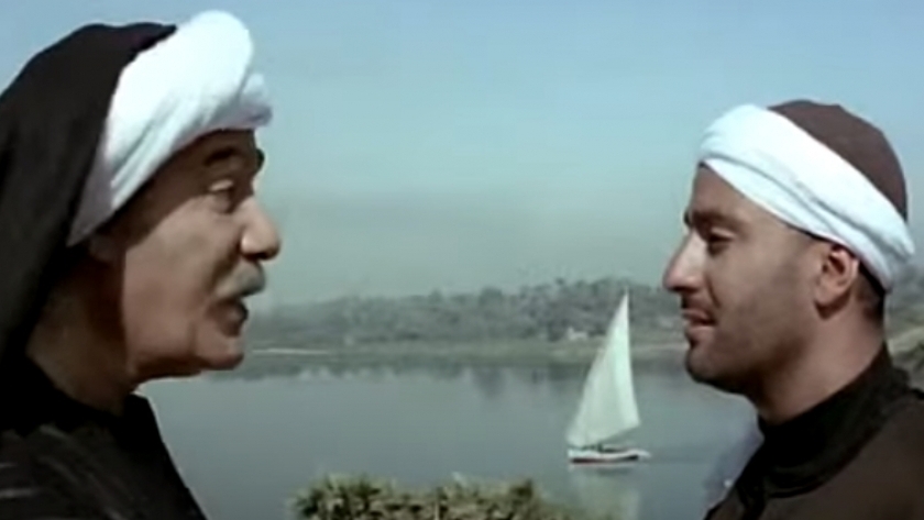 أحمد السقا ومحمود ياسين في مشهد من فيلم الجزيرة