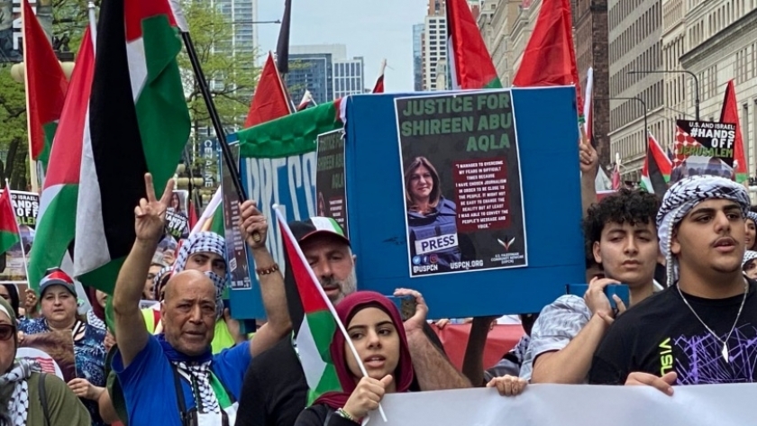 في ذكرى النكبة.. تظاهرات في أمريكا وكندا من أجل شيرين أبو عاقلة (صور)