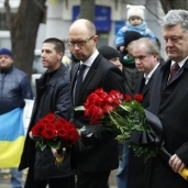 بالصور| الرئيس الأوكراني يتقدم وقفة تضامنية مع فرنسا ضد الإرهاب في كييف