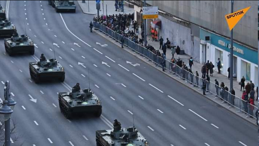 صور نشرها الجيش الروسي لبروفات موكب يوم النصر
