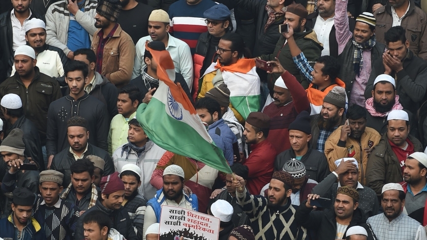 احتجاجات فى الهند
