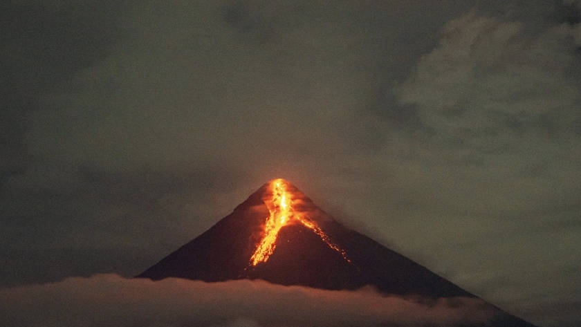 ثوران بركان مايون فى الفلبين