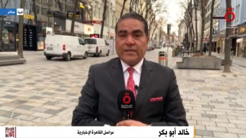 خالد أبو بكر، مراسل قناة القاهرة الإخبارية في فيينا