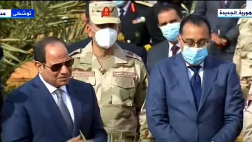 الرئيس عبدالفتاح السيسي بافتتاحات أسبوع الصعيد