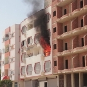 حريق بشقة سكنية بمنطقة السقالة بمدينة الغردقة