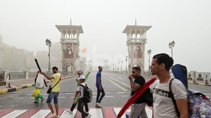 طوارئ في الإسكندرية بسبب عاصفة دانيال