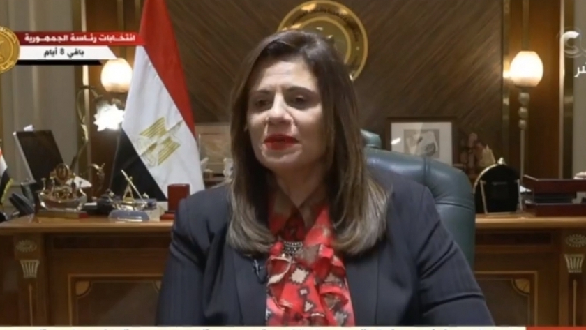 السفيرة سها جندي، وزيرة الدولة للهجرة وشؤون المصريين بالخارج