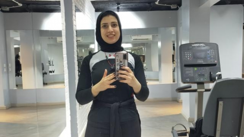 كابتن هبة جبريل، مدربة اللياقة البدنية في كفر الشيخ