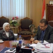 ئيس جامعة المنصورة مع رئيس المجلس القومي للمرأة بالدقهلية