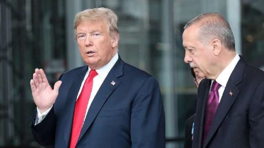 الرئيس التركي رجب طيب أردوغان والرئيس الأمريكي دونالد ترامب