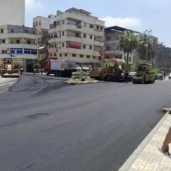 البدء في أعمال رصف ورفع كفاءة بعض المناطق بمدينة دمياط