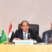 الرئيس عبدالفتاح السيسى خلال مشاركته فى لجنة «تغيير المناخ»