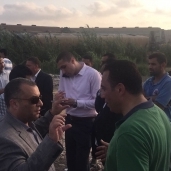 مساعد وزير الداخلية يتابع نقل مصابى حادث قطارى الإسكندرية