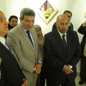 افتتاح معرض فني بجامعة المنيا