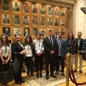 ابناء المصريين بالخارج خلال زيارتهم للبرلمان"أرشيفية"