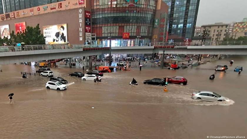 أمطار غزيرة في الصين