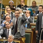 أحمد مرتضى منصور فى إحدى جلسات البرلمان