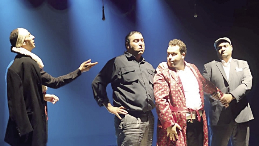 لقطة من العرض المسرحى «سينما مصر»