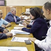 محكمة شمال الجيزة أثناء تسلم أوراق المرشحين