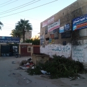 بالصور| أكوام القمامة تملأ الشوارع خلف مجلس مدينة الحامول بكفر الشيخ